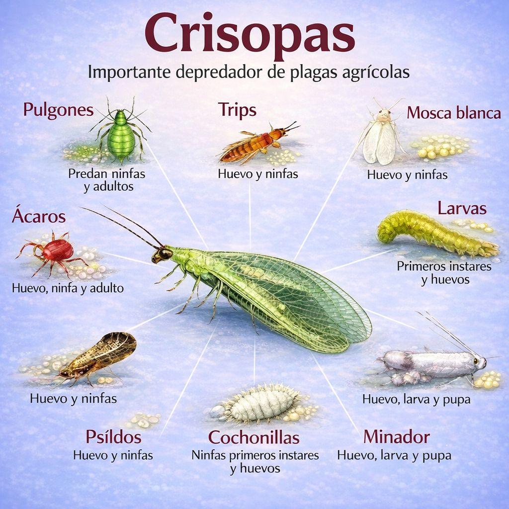 Crisopas, aliadas naturales